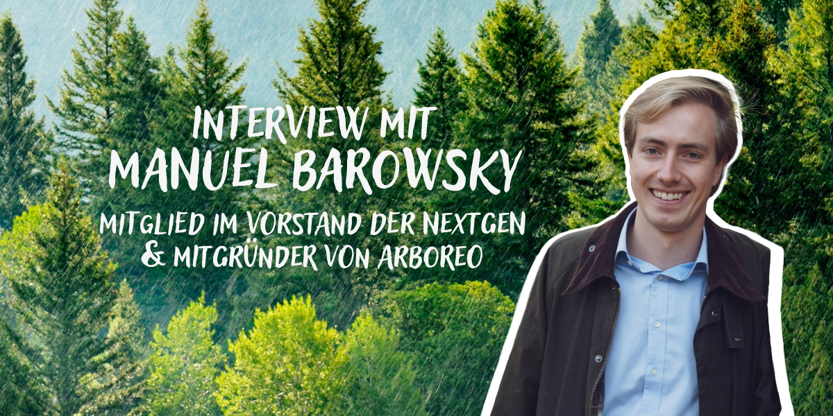 Wald ist Klimaschützer im Interview mit Manuel Barowsky, NextGen